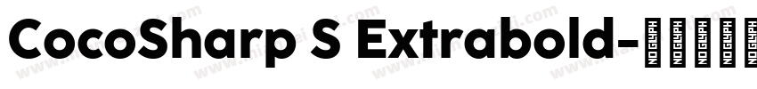 CocoSharp S Extrabold字体转换